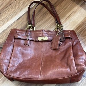 Coach Bag Shows wear inside